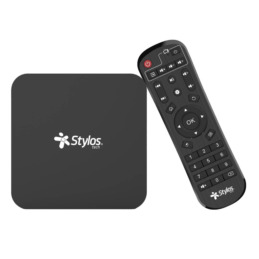 TV BOX Stylos Smart 4K Android 10,H313 2/16GB+2.4/5G WIFI+IR RCU Negro ACCSTY560