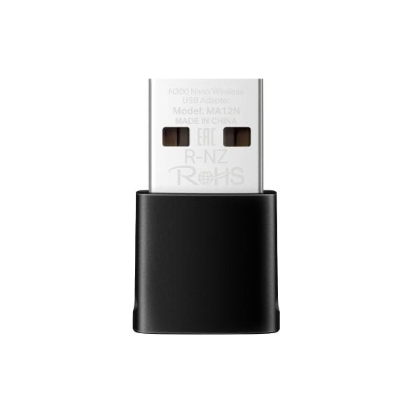 Adaptador nano USB inalámbrico N300 (MA12N) Velocidad Wi-Fi Velocidades de hasta 433 Mbps (5 GHz)+ 200 Mbps (2,4 GHz)