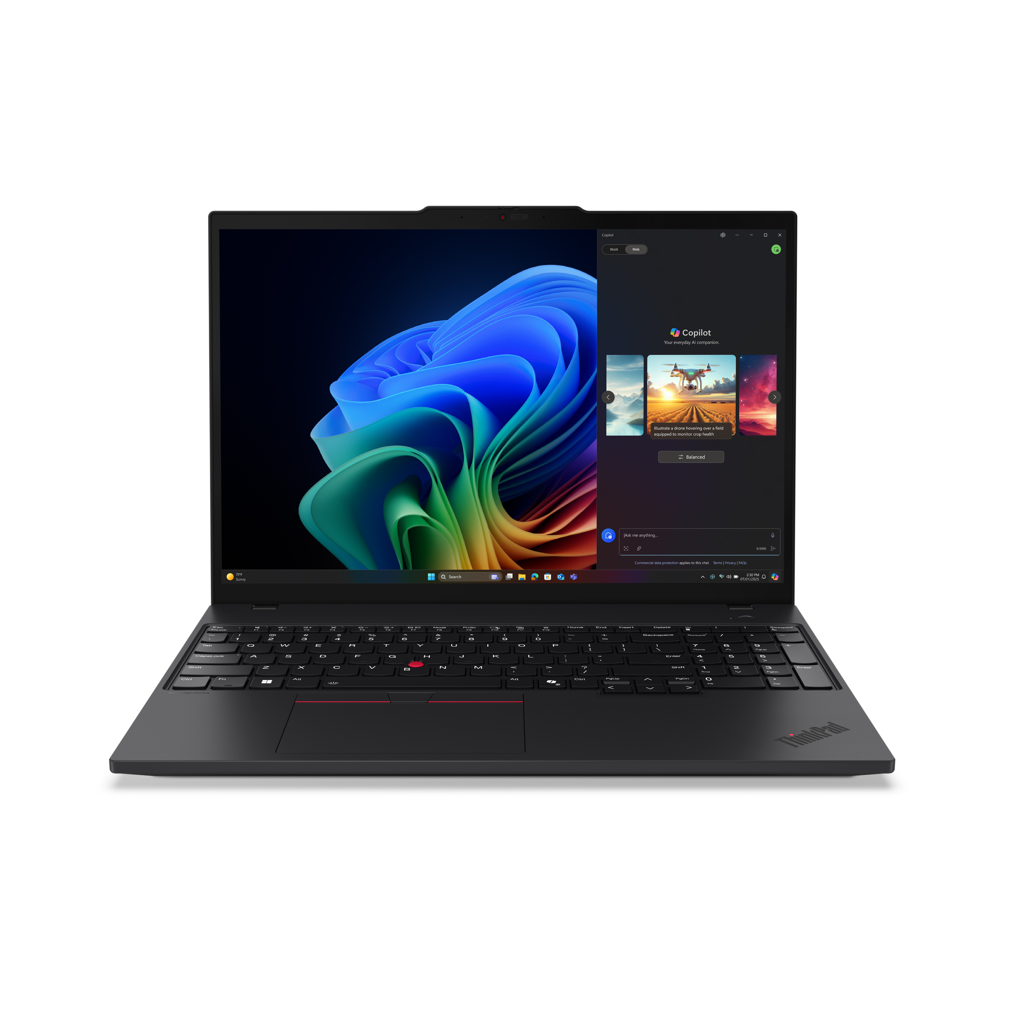 Laptop LENOVO ThinkPad T16 G7, 16 Pulgadas, AMD Ryzen IA 7 PRO, 32 GB, Windows 11 Pro, 1TB SSD COMLEV6510