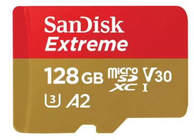 MICROSD EXTREME SANDISK 128GB SDSQXAA-128G-GN6MA, Formato: microSDXC