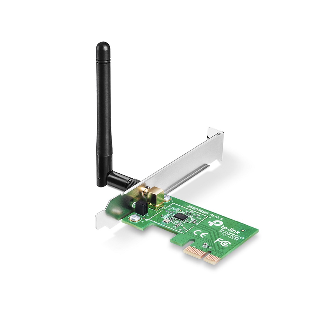 Tarjeta de Red PCI Express  TP-LINK TL-WN781ND, Verde, 150 Mbit/s