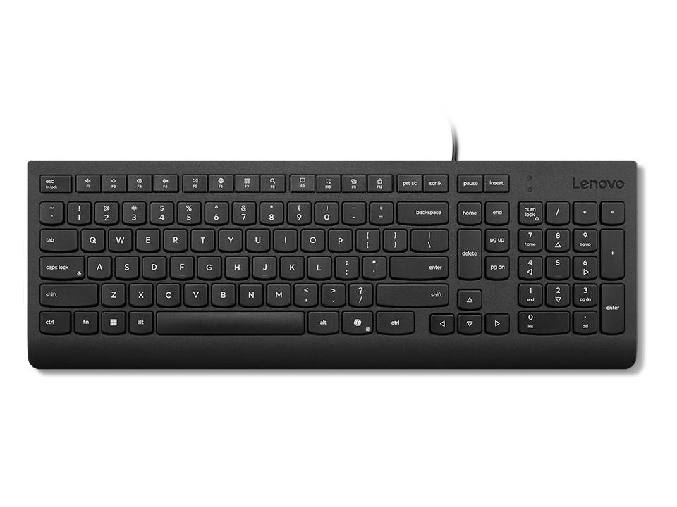 Teclado Lenovo con cable Essential (Negro) - LA Español 171 4Y41R64657 TECLEN090
