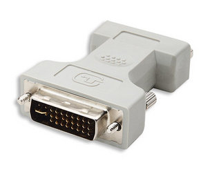 328883 Adaptador de Vídeo Digital DVI-I  Macho a VGA hembra, Compatible con interfaces DVI-I y DVI-D