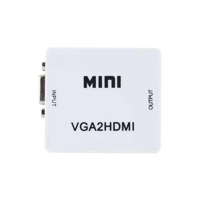 ADAPT P/CAM UB VGA A HDMI 60HZ Adaptador Mini VGA2HDMI Urban Balance  Ideal para cámaras HD, consolas, Blu-ray y DVD. VGA2HDMI ACCUBA280