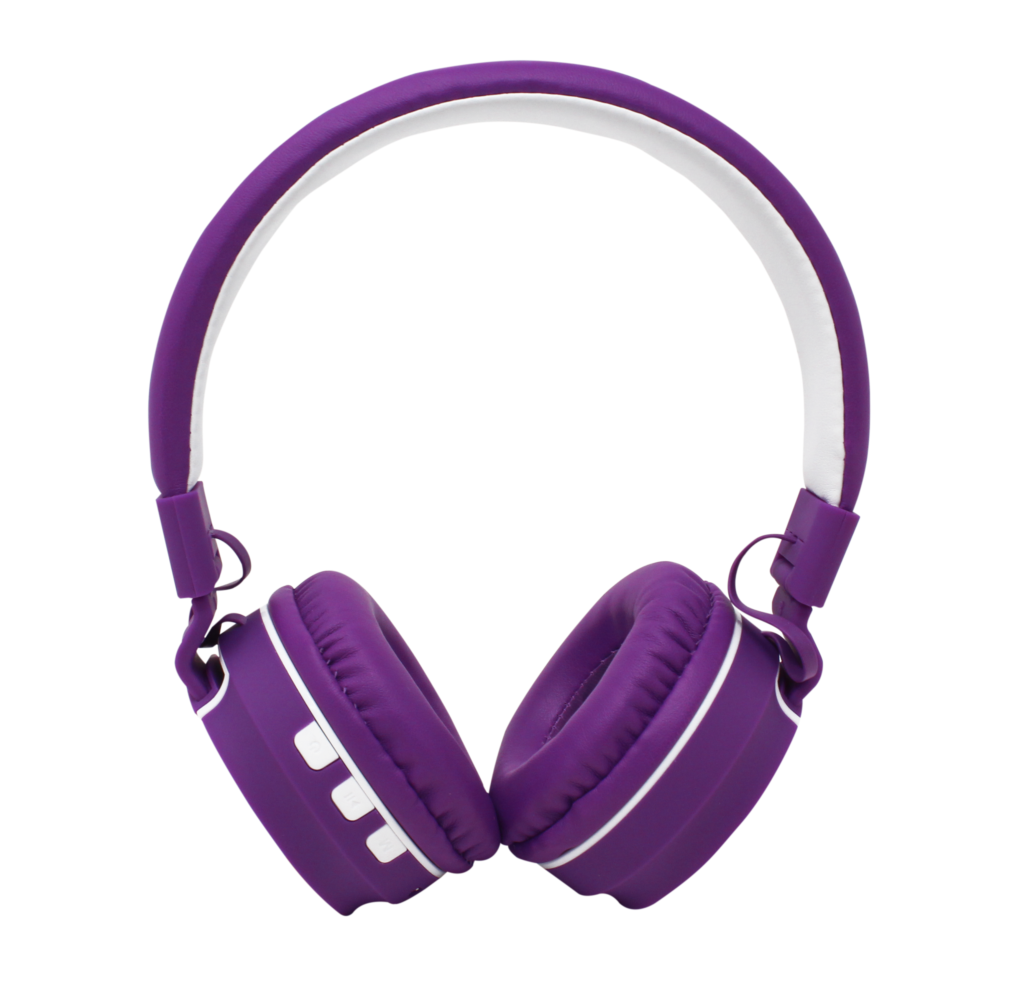 AUDIFONOS ON-EAR BLUETOOTH NBH-05 MEGA BASS RADIO FM MICRO SD 3.5MML MANOS LIBRES RUBBERIZED MORADO BOCNNN440