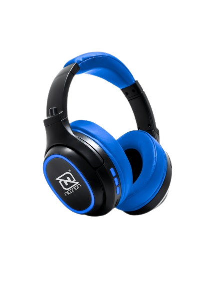 AUDIFONOS OVER-EAR BLUETOOTH NBH-02 SIMULACION CANCELACION DE RUIDO 3.5MM RADIO FM MICRO SD 3.5MML MANOS LIBRES TYPE C AZUL BOCNNN320