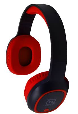 AUDIFONOS OVER-EAR BLUETOOTH NBH-04 PRO ALTA POTENCIA RADIO FM MICRO SD 3.5MML MANOS LIBRES NEGRO/ROJO BOCNNN400