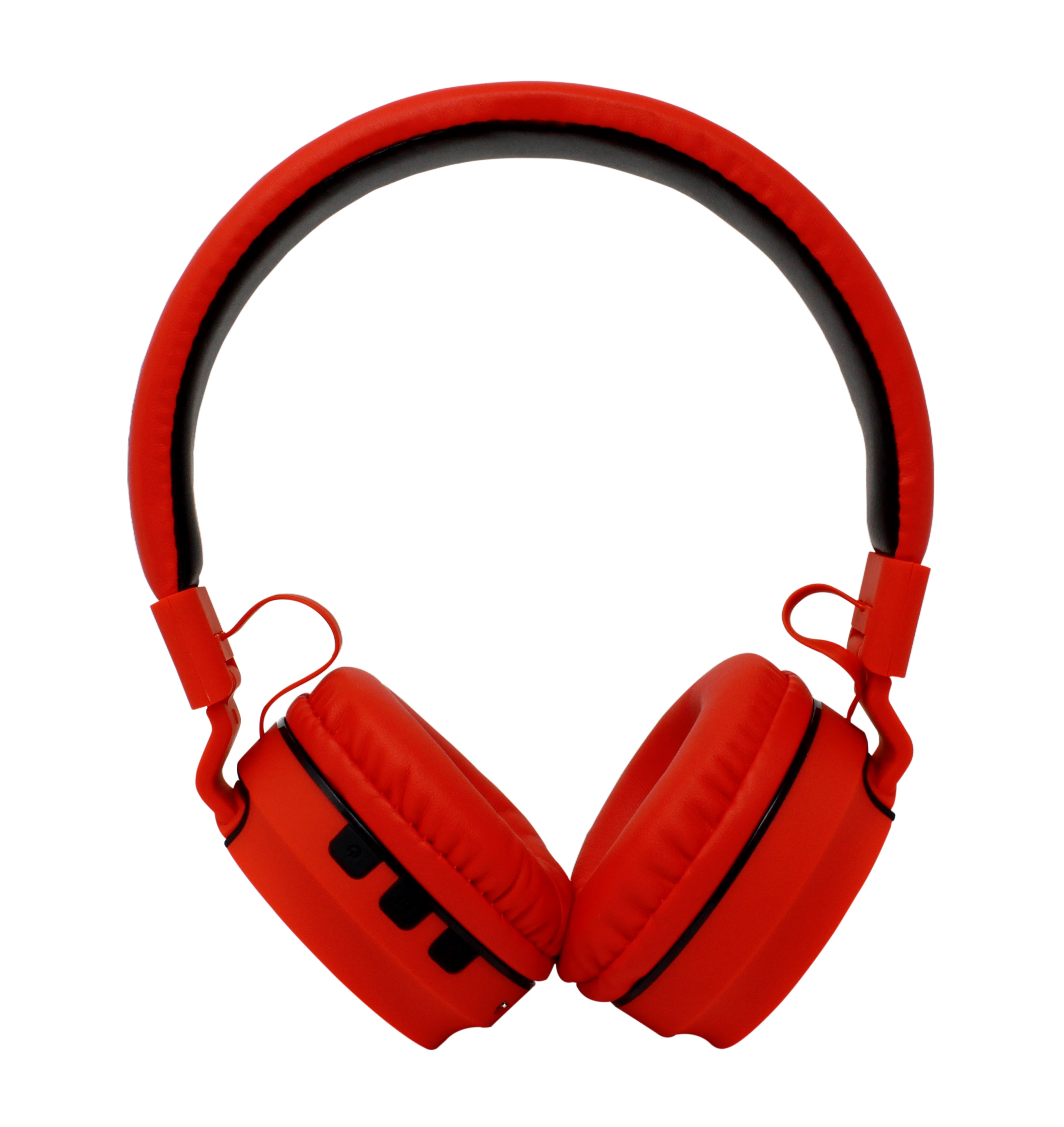 AUDIFONOS OVER-EAR BLUETOOTH NBH-05 MEGA BASS RADIO FM MICRO SD 3.5MML MANOS LIBRES RUBBERIZED ROJO BOCNNN460