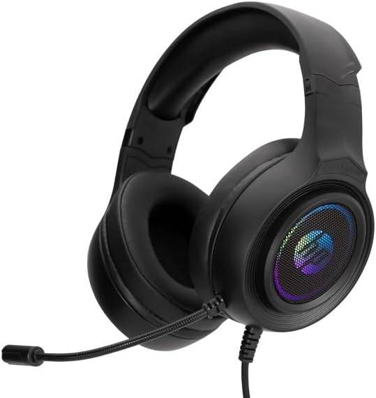 AURICULARES ESTÉREO PARA JUEGOS CON USB HP DHE-8008U USB. LUZ RGB BOCHPC110
