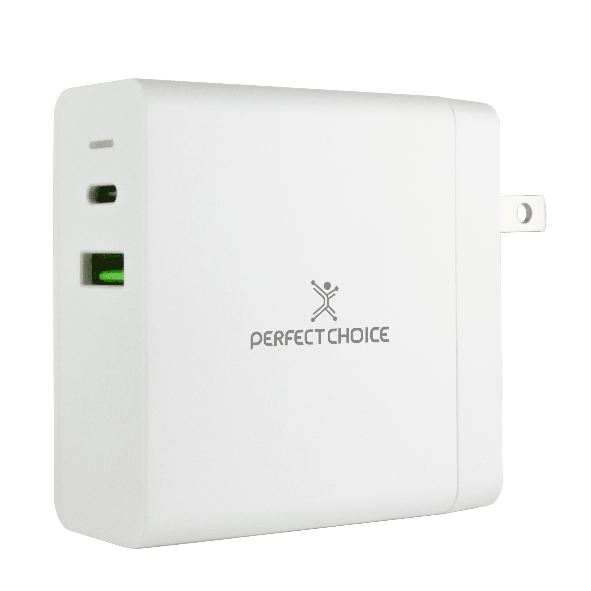 Adaptador de Corriente 65W para Laptops y Dispositivos Móviles Color Blanco | PERFECT CHOICE ACCMST4440