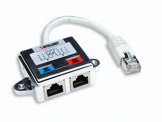 504195 Distribuidor Modular 1x2 RJ45