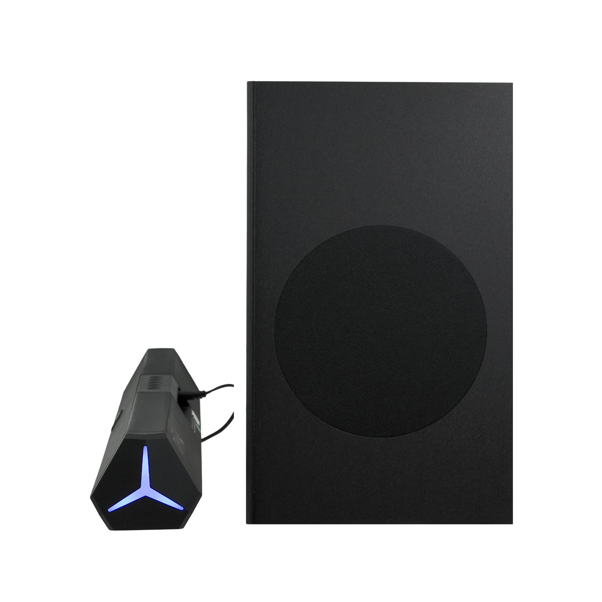 Barra de Audio con luz RGB y Subwoofer 70W Emphoria | PERFECT CHOICE BOCMST4180