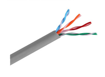 SAXXON OUTP5ECCA305G - Bobina de Cable UTP Cat5e/ 305 Metros/ CCA/ Color Gris/ Uso Interior/ Cert ISO9001/ UL 444/ RoSH/ ANSI/ TIA/ EI-568B
