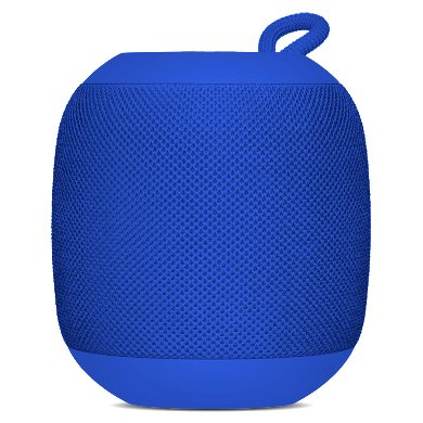 BOCINA BLUETOOTH, INALAMBRICA, RECARGABLE, STEREO C/RADIO FM, LECTOR USB, MICRO USB, 3.5 MM, REDONDA, PORTATIL, ANTIDESLIZANTE, AZUL, BROBOTIX 263045