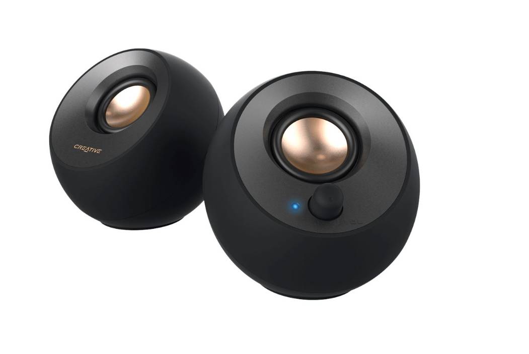 Altavoces Creative Pebble 2.2 8w alimentados por USB para PC y Laptops negros -  MF1695 BK