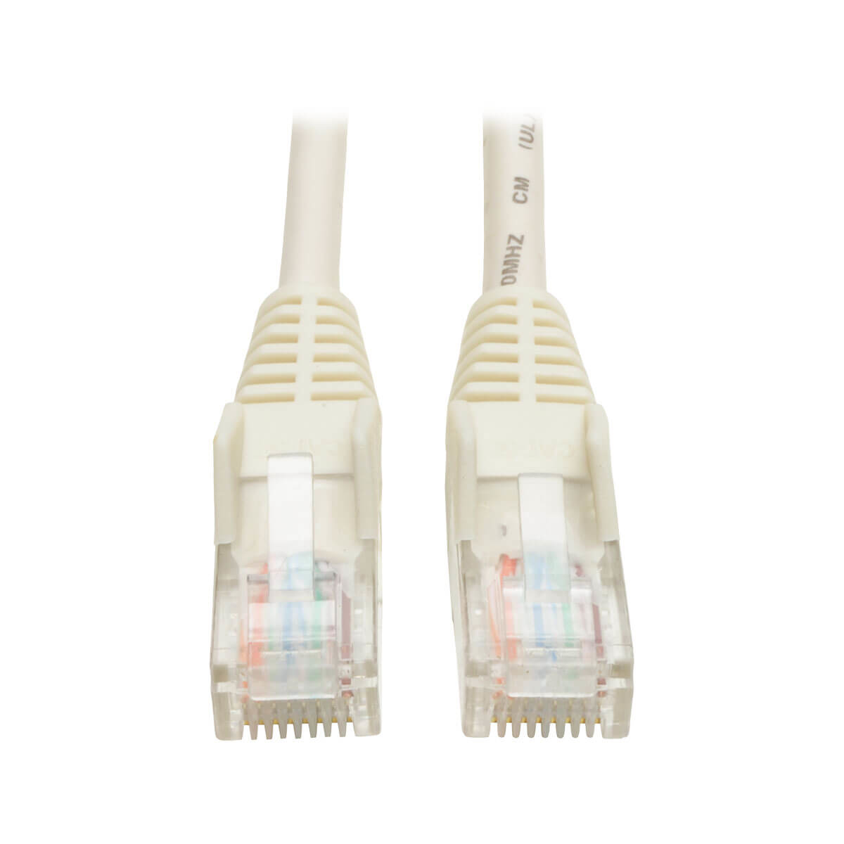 Cable Ethernet (UTP) TRIPP-LITE N001-003-WH, Moldeado Snagless Cat5e 350 Mhz (RJ45 M/M), PoE - Blanco, 1.52 M 3 pies CABTRL4230