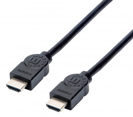355308 Cable HDMI de Alta Velocidad, macho a macho,4K, blindado, Longitud 1.5m, Color negro