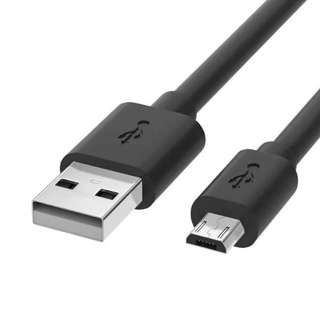 Cable USB A a MICRO USB V8, color negro. 1 metro de largo. Alta resistencia de materiales y carga rápida DB-G-USBMN CABDBU100