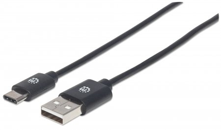 Cable USB-C MANHATTAN 354936, USB C, USB, 3 m, Negro