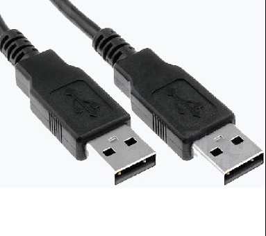 Cable USB Tipo A-A BROBOTIX 210887, 3 m, Negro
