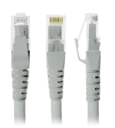 Cable de Red, Cat5e, 1 Mt, RJ-45, RJ-45, 100% cobre, Macho/Macho, contactos c/baño de oro, Gris, 497134 BROBOTIX