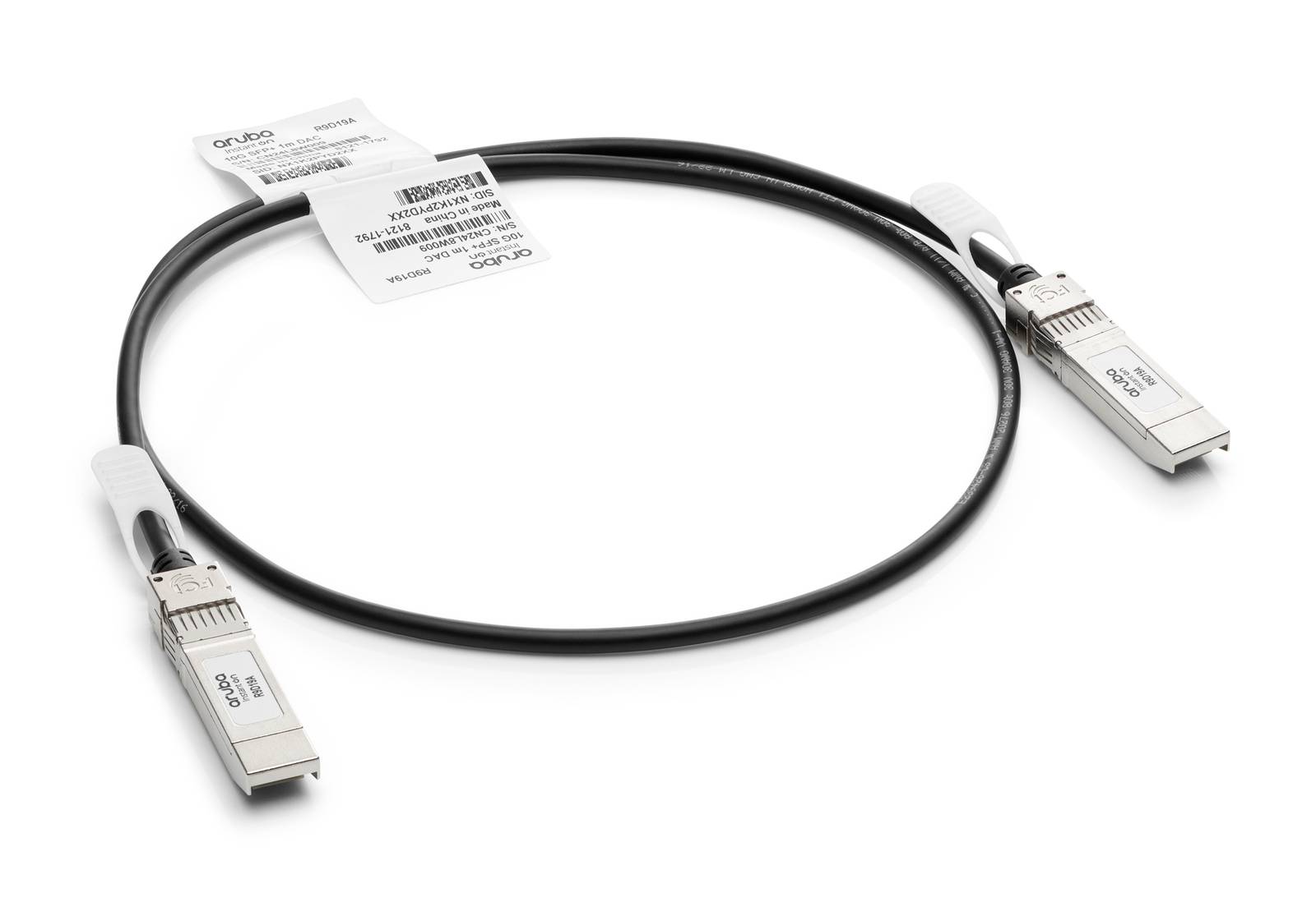 Cable de conexión directa (DAC) HPE Networking Instant On 10 Gbit/s de SFP+ a SFP+, 1 m (R9D19A) ACCARU730