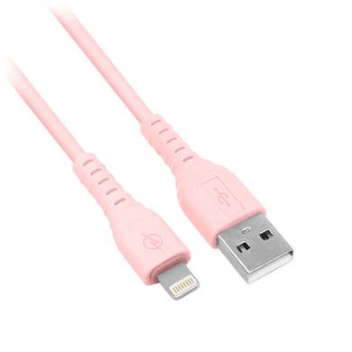 CABLE USB V3.0 TIPO A – LIGHTNING, 1 METRO, ROSA, BROBOTIX  6001615