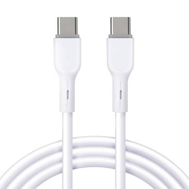 CABLE USB V3.0 TIPO C – C, 1 METRO, BLANCO, BROBOTIX  6006849
