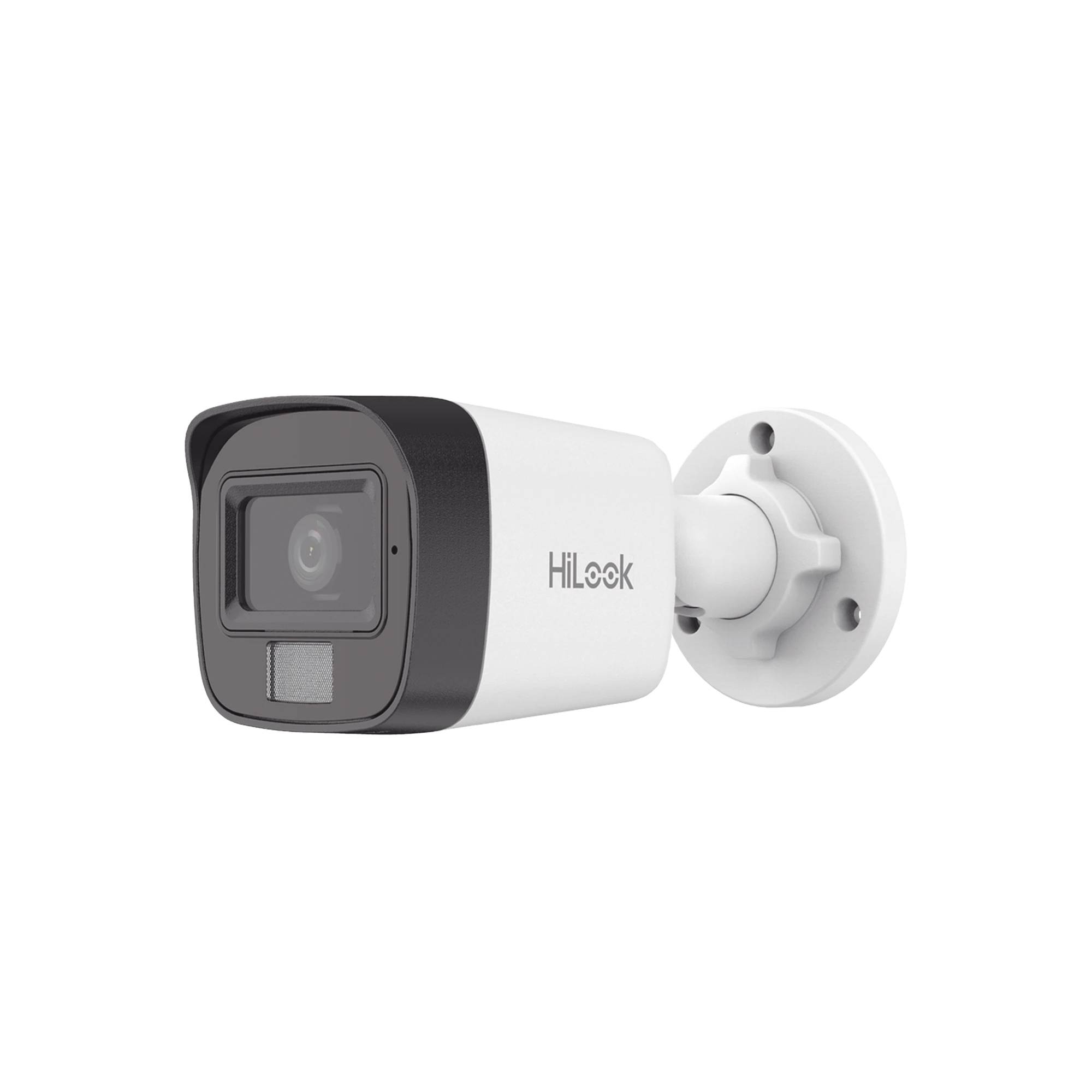 Cámara Bala IP 4 Megapíxel IPC-B140HA-LUC / Lente 2.8 mm / Ángulo de visión 104° / 20 mts IR + 15 mts Luz Blanca