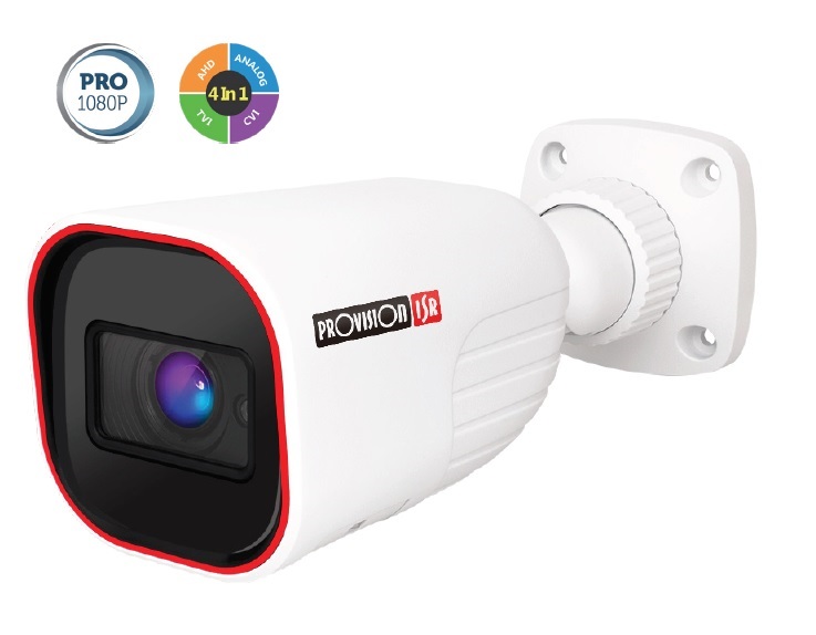 Camara bala AHD 2 MP(AHD/TVI/VCI), 700 TVL (CVBS), Lente fijo 2.8mm (88°), IR hasta 40 mts, BLC, HLC, CoC, IP67