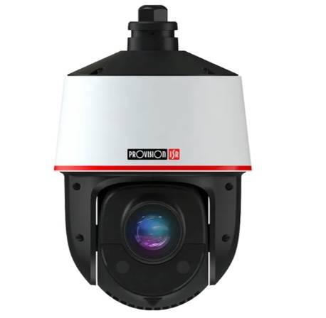 Camara  PTZ IP 2 MP, Zoom Optico de 25x, IR hasta 300 metros, Rango panoramico 360°, Rango de inclinacion 185°, PoE, Onvif,IP66