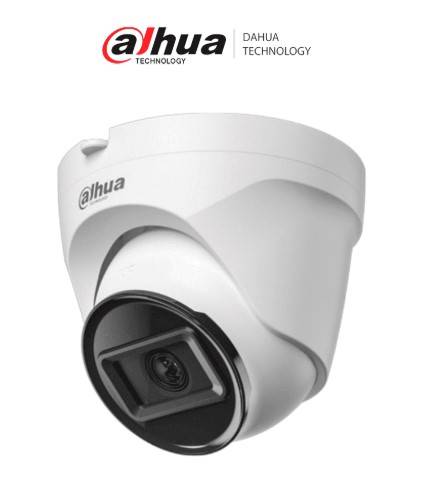 DAHUA DH-IPC-T1E40 - Camara IP Domo de 4 Megapixeles/ Lente de 2.8 mm/ 93 Grados de Apertura/ H.265+/ WDR Real de 120 dB/ IR de 30 Metros/ IP67/ PoE