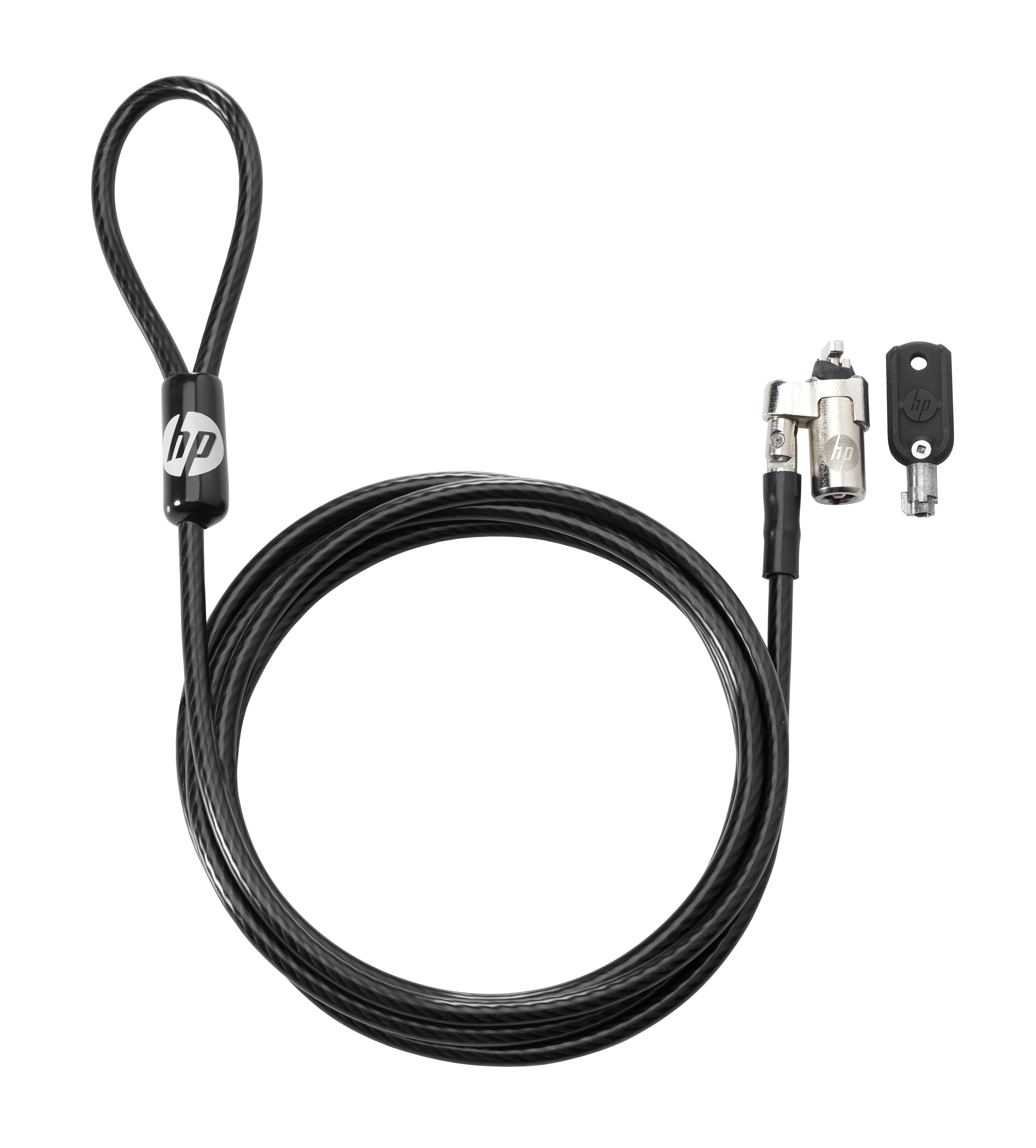 Candado de seguridad HP T1A62AA Llave, Acero galvanizado, 1.83 m, Laptops ACCHPI2990