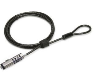 Candado de Combinación, NANO (NANOSAVER ), P/Portátiles, Acero, Negro, BROBOTIX 6000298