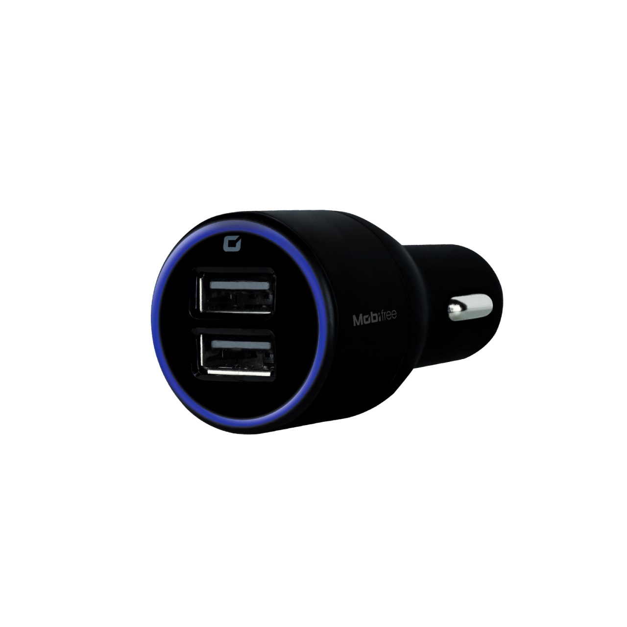 Cargador Mobifree Cargador de Coche 2 puertos USB , Negro, Auto, Corriente alterna, USB, 2 ACCACT3510