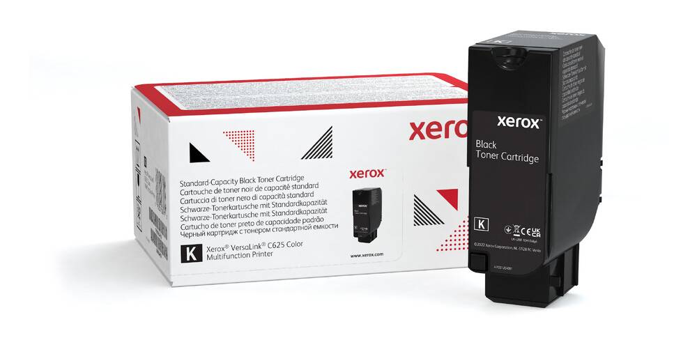 Cartucho Xerox de toner negro de capacidad estandar para equipo C625 8000 pag