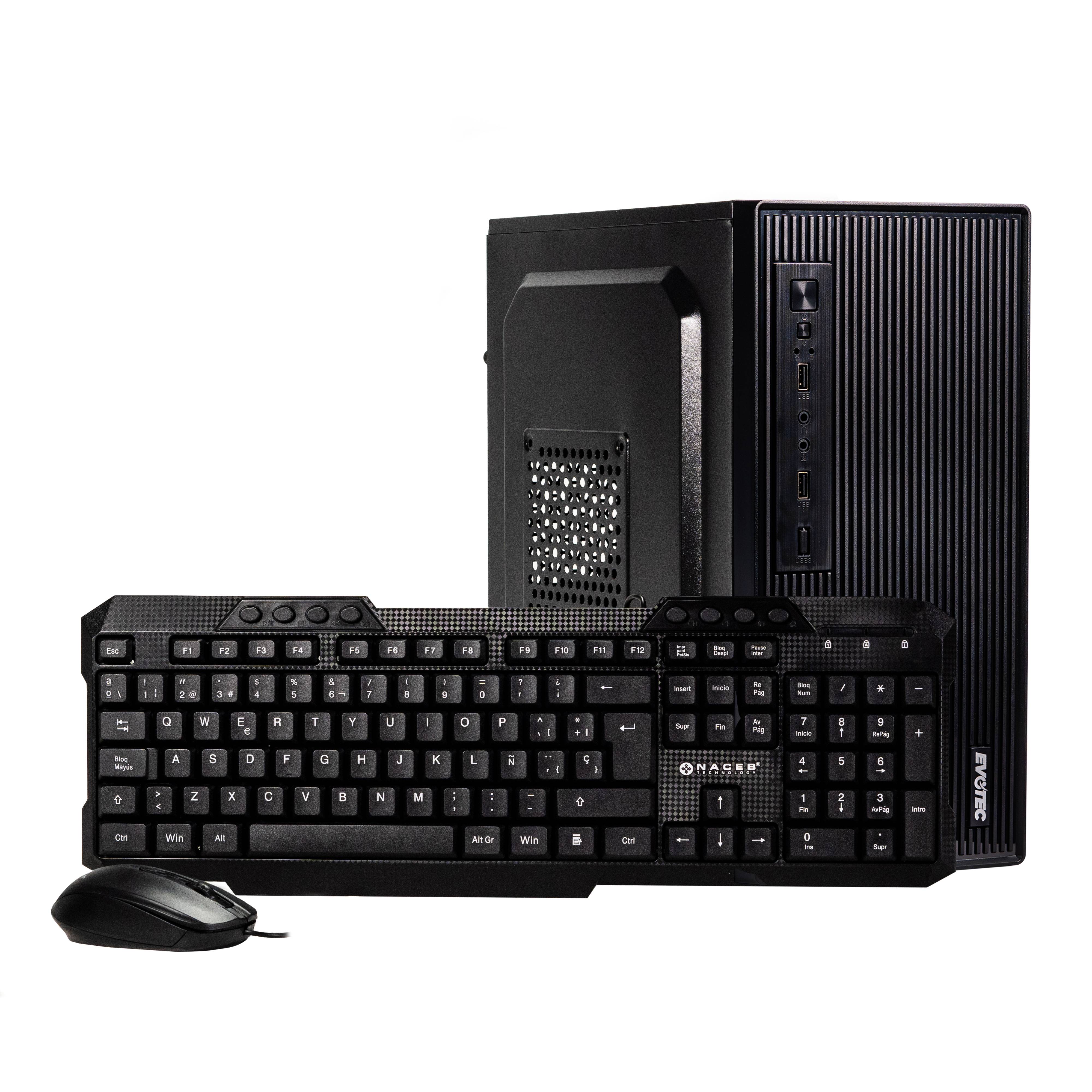 Computadora de Escritorio EVOTEC EV-i312-VERTEC-23 INTEL I3-12100, 8 GB, SSD 240GB CPUEVO1080