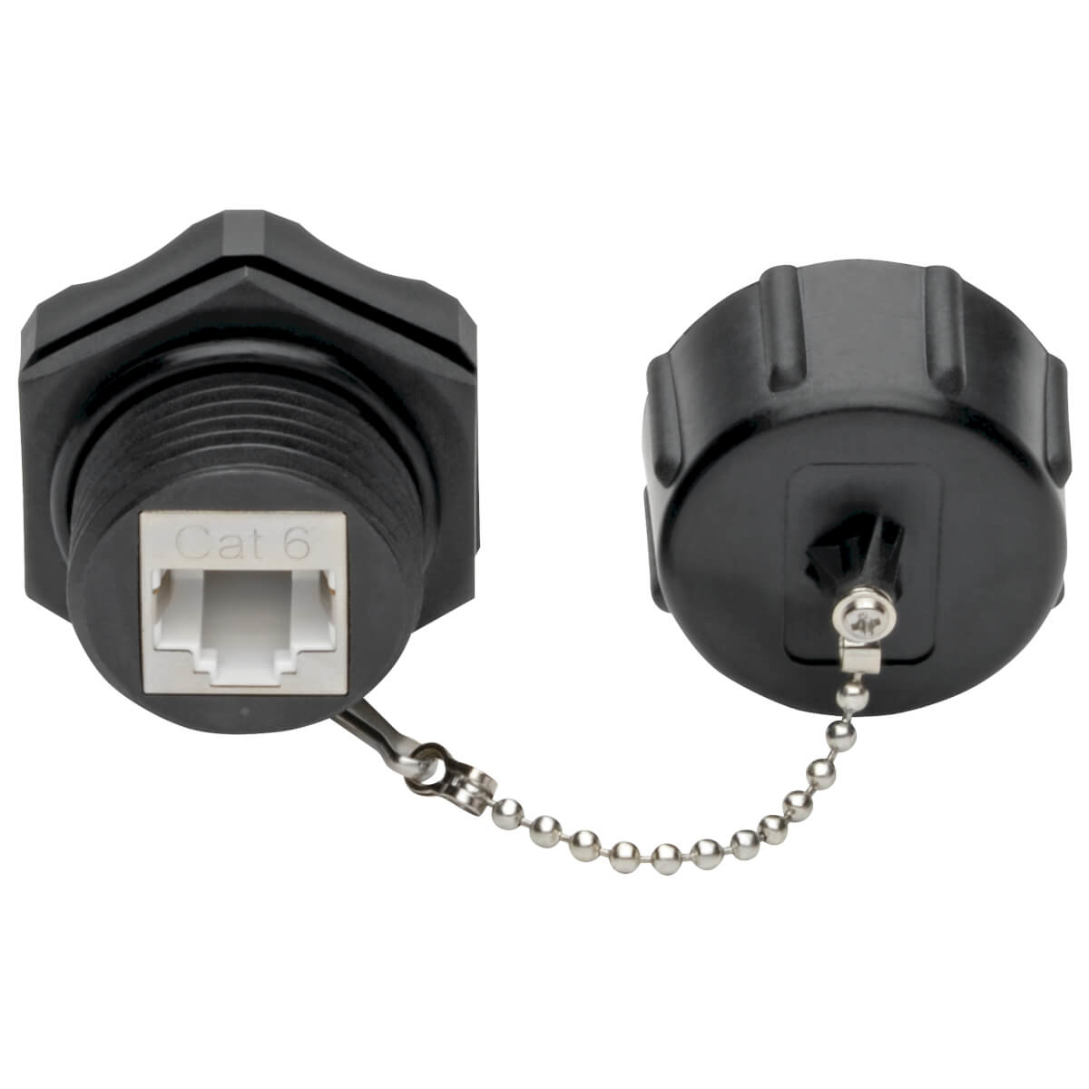 Conector Keystone  TRIPP-LITE N206-KJ01-IND, Cat6 / Cat5e, Negro CABTRL4140