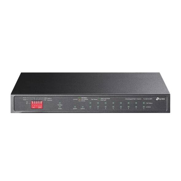 Conmutador TP-LINK TL-SG1210PP, Negro