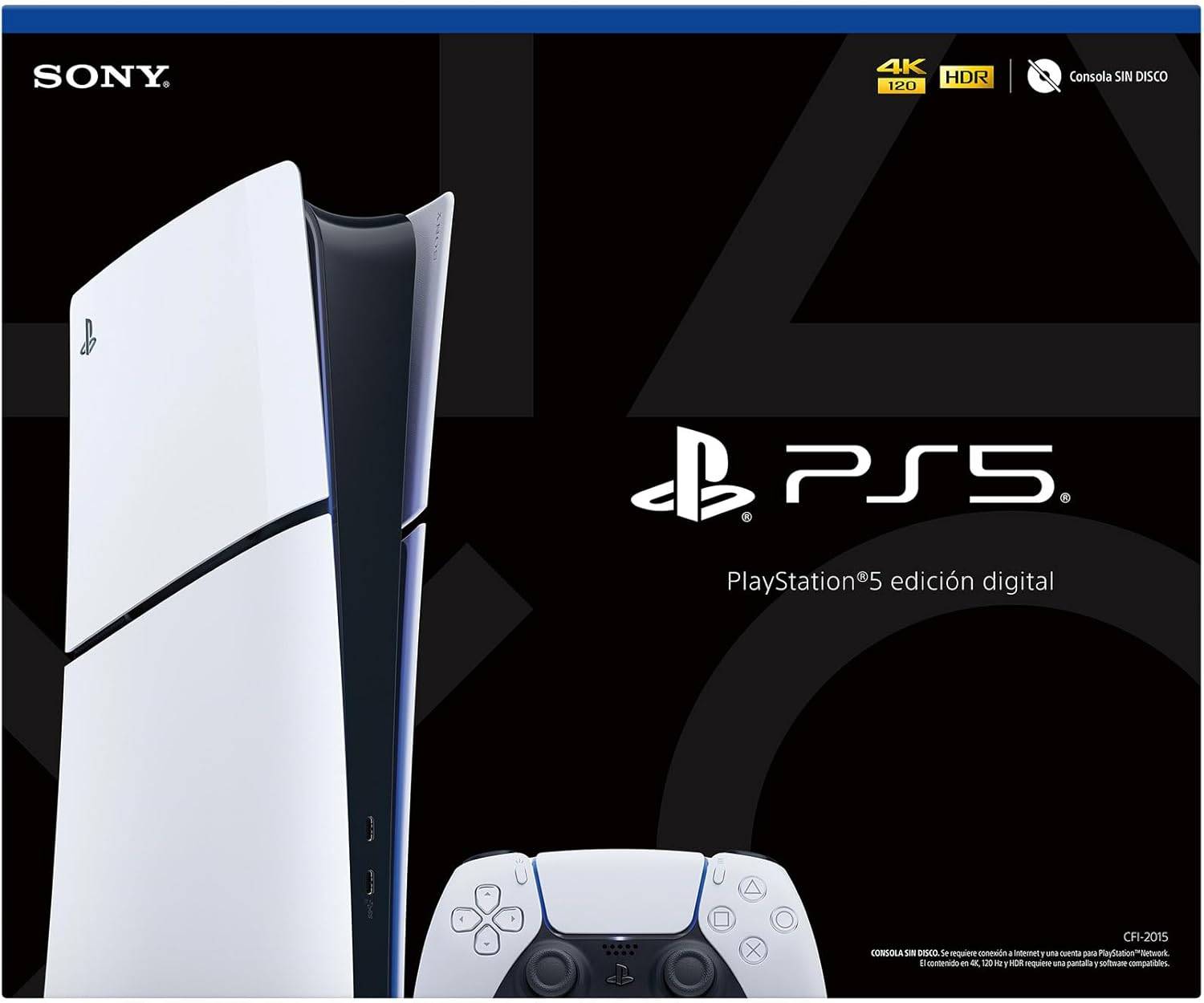 Consola Playstation 5 Slim Edición Digital Version Internacional ACCSNY1470