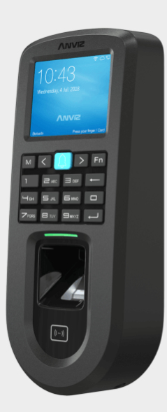 Control de Acceso y Asistencia Anviz AN-VF30PRO-WIFI, Negro, Si
