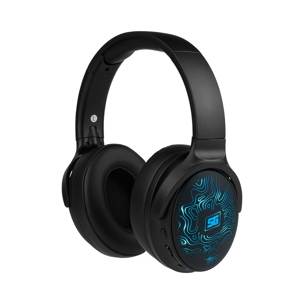 Diadema. Vorago Start the Game HPB-401 Led. Bluetooth 5.3/ micro SD/ 3.5MM. Color negro/LED