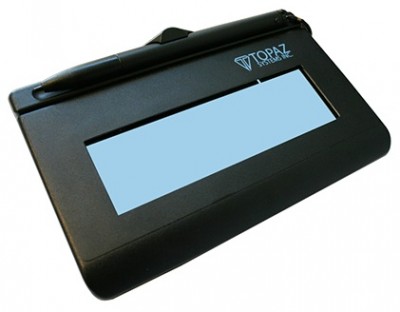 Digitalizador de firmas TOPAZ, negro