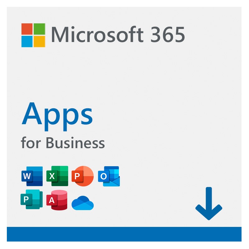MICROSOFT 365 BUSINESS APPS - Licencia – 1 usuarioC - ESD – Word, Excel, Power Point, Outlook Click-to-Run - - All Languages SPP-00005