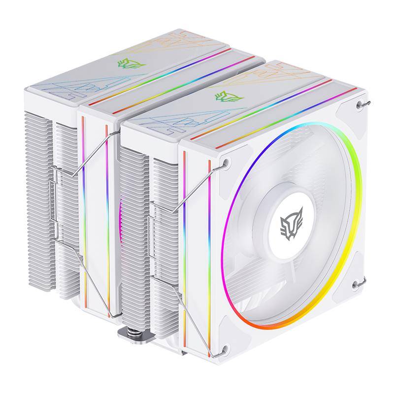 Enfriamiento de Aire BAMLAM RUSH HELIUX PRO HEX70 Sistema de enfriamiento de Aire, Disipador de aire Doble, Iluminación ARGB VENBLR740