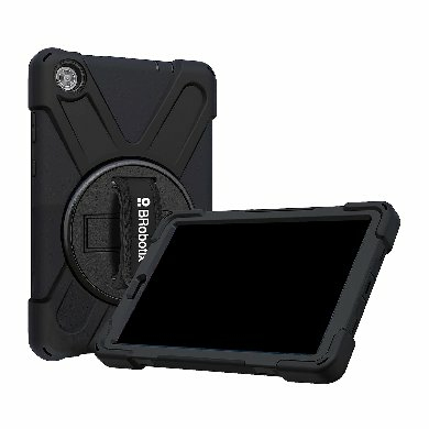 FUNDA PROTECTOR C/CORREA, USO RUDO, GIRO 360°, PARA LENOVO TAB M8, TB300FU (2023), TB301XU (2024), 8 PULGADAS, CON MICA, BROBOTIX 6005187