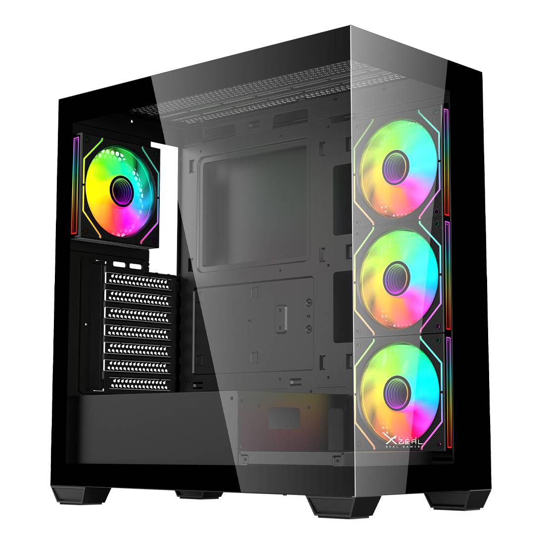 GABINETE GAMER MID TOWER XZEAL XZCGB08B GABSTY310
