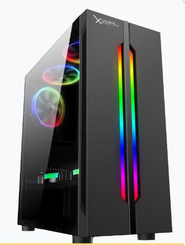 Gabinete Gamer Xzeal XZ120. XZCGB03B GABSTY090