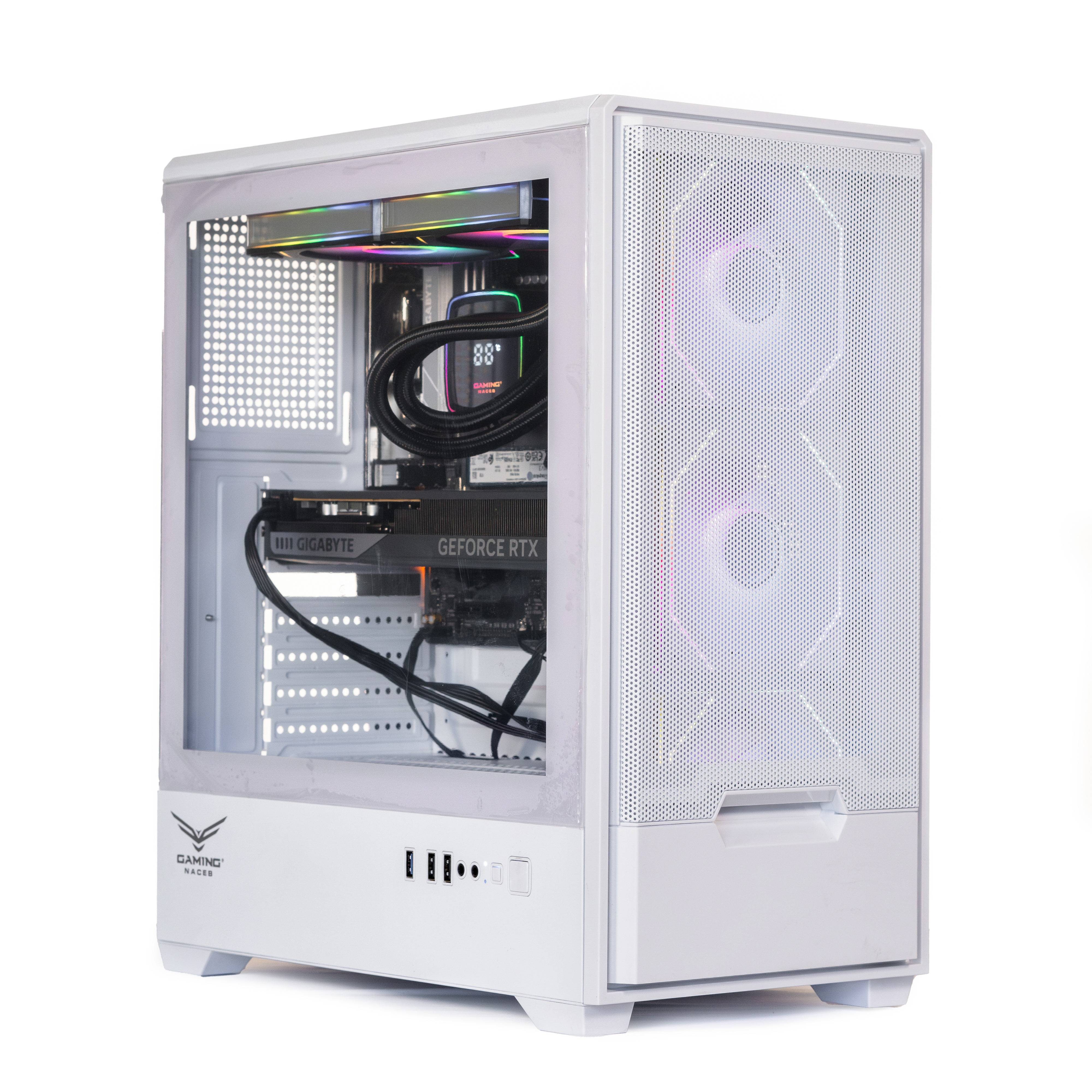 Gabinete NACEB  GAMER ATX STELLA BLANCO NA-0658B GABNCB260