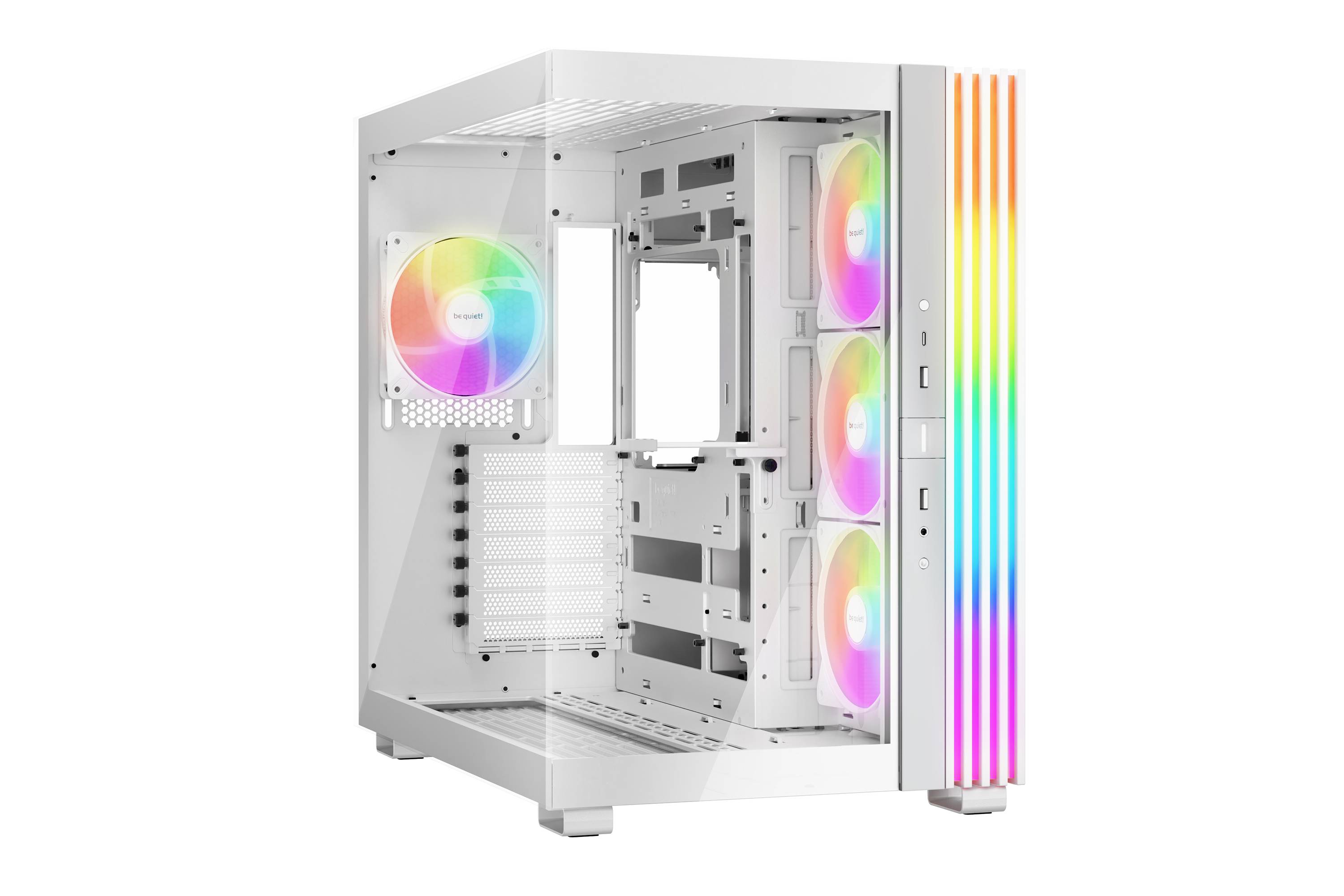 GABINETE be quiet! BGW68 Light Base 600 LX White con ventiladores ARGB